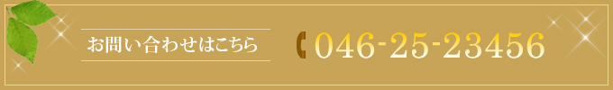 お問い合わせはこちら 046-252-3456